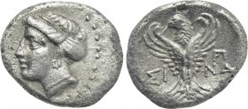 PAPHLAGONIA. Sinope. Hemidrachm (Late 4th-3rd century BC).