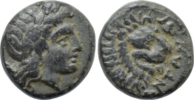 TROAS. Antandros. Ae (4th-3rd centuries BC). 

Obv: Laureate head of Apollo ri...