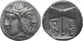 TROAS. Tenedos. Hemidrachm (Circa 450-387 BC).