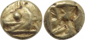 MYSIA. Kyzikos. EL 1/24 Stater (CIrca 600-550 BC).