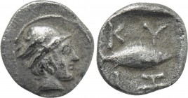 MYSIA. Kyzikos. Hemiobol (Circa 430 BC).