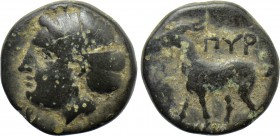 LESBOS. Pyrrha. Ae (4th century BC).