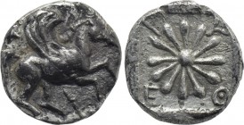IONIA. Erythrai. Diobol (Circa 480-400 BC).