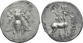 IONIA. Ephesos. Drachm (Circa 202-150 BC). Adaios, magistrate.