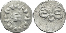 PHRYGIA. Laodikeia. Cistophor (Circa 133/88-67 BC). Nikodikos, magistrate.