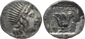 CARIA. Rhodes. Drachm (Circa 190-170 BC). Aetion, magistrate.