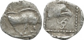 DYNASTS OF LYCIA. Uncertain dynast (Circa 500-440 BC). Hemiobol. Uncertain mint.