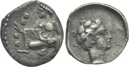 CILICIA. Tarsos. Tiribazos (Satrap of Lydia, 388-380 BC). Hemiobol.