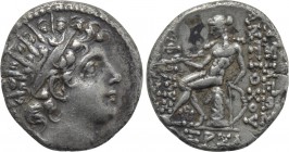 SELEUKID KINGDOM. Antiochos VI Dionysos (144-142 BC). Drachm. Antioch on the Orontes. Dated SE 169 (144/3 BC).