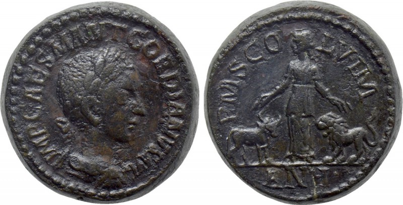 MOESIA SUPERIOR. Viminacium. Gordian III (238-244). Ae Medallion. Dated CY 2 (24...