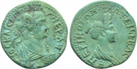 THRACE. Perinthus. Trajan with Plotina (98-117). Ae.