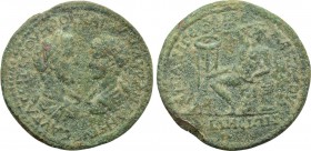 IONIA. Miletus. Septimius Severus with Caracalla (193-211). Ae. Menekleous, hegemon.
