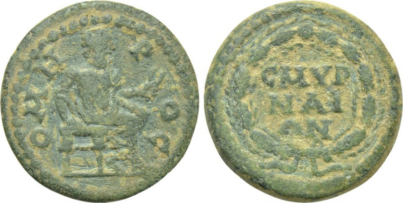IONIA. Smyrna. Pseudo-autonomous. Time of Septimius Severus to Elagabalus (193-2...