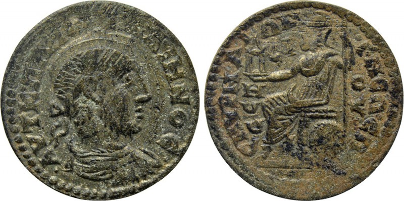 IONIA. Smyrna. Gallienus (253-268). Ae. Mar. Aur. Sextus, magistrate. 

Obv: A...