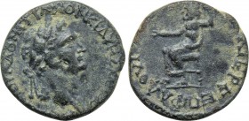 PHRYGIA. Cidyessus. Domitian (81-96). Ae. Flavios Peinarios, high priest.