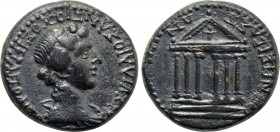 PHRYGIA. Hierapolis. Pseudo-autonomous. Time of Claudius (41-54). Ae. M. Suillios Antiochos, grammateus.