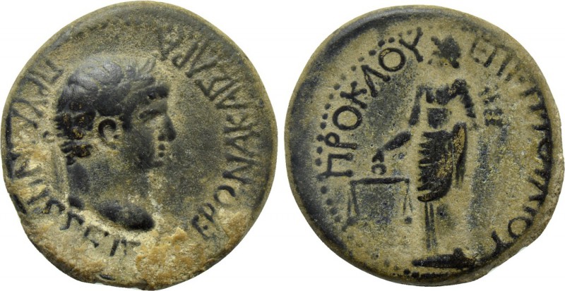 PHRYGIA. Prymnessus. Nero (54-68). Ae. Ti. Ioulios Proklos, magistrate. 

Obv:...