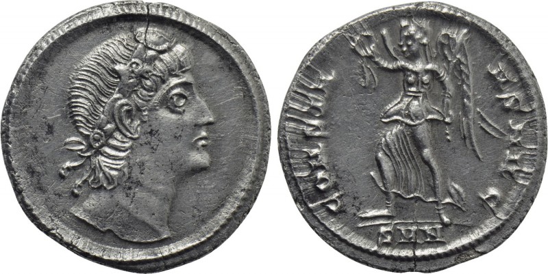 CONSTANS (337-350). Siliqua. Nicomedia.

Obv: Diademed head right, with eyes t...