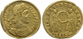 CONSTANTIUS II (337-361). GOLD Solidus. Siscia.