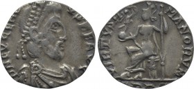 EUGENIUS (392-394). Siliqua. Treveri.