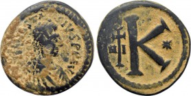 ANASTASIUS I (491-518). Half Follis. Nicomedia.