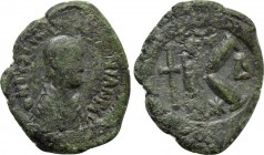 JUSTIN I (518-527). Half Follis. Cyzicus.