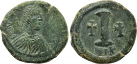 JUSTINIAN I (527-565). Decanummium. Nicomedia.