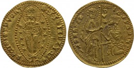 CRUSADERS. Chios. Maona Society (Circa 1347-1533). GOLD Ducat. Imitating Venice.