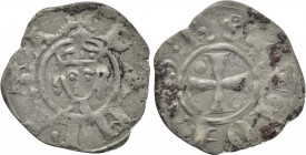 CRUSADERS. Latin Kingdom of Jerusalem. John of Brienne (1210-1225). BI Denier. Damietta.