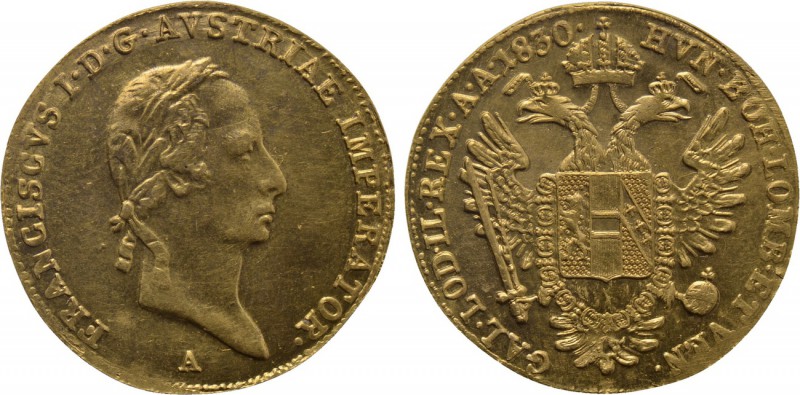 AUSTRIA. Franz II (1804-1835). GOLD Ducat (1830-A). Wien (Vienna).

Obv: FRANC...