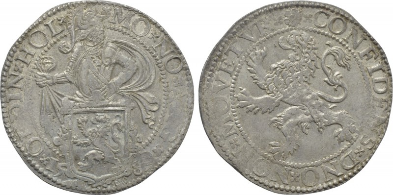NETHERLANDS. Lion Dollar or Leeuwendaalder (1589). Holland. 

Obv: MO NO ARG O...