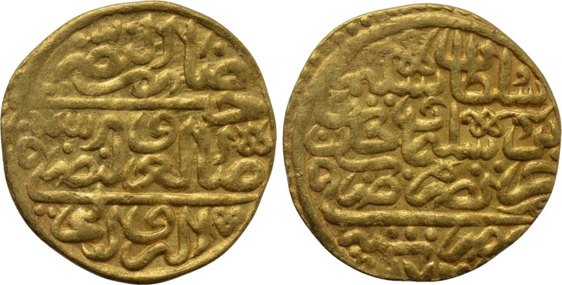 OTTOMAN EMPIRE. Selim II (AH 974-982 / 1566-1574 AD). GOLD Sultani. Misr (Cairo)...