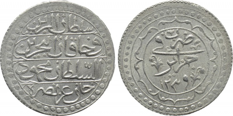 OTTOMAN EMPIRE. Mahmud II (AH 1223-1255 / 1808-1839 AD). Budju. Jaza'ir (Algiers...