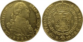 SPAIN. Carlos IV (1788-1808). GOLD 4 Escudos (1791 M-MF). Madrid.