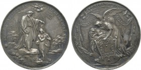 GERMANY. Baptismal Medal (Struck late 19th century). By Zimpel.