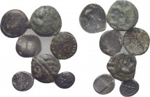 7 Celtic and Greek coins.