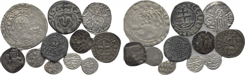 11 Medieval Coins. 

Obv: .
Rev: .

. 

Condition: See picture.

Weight...