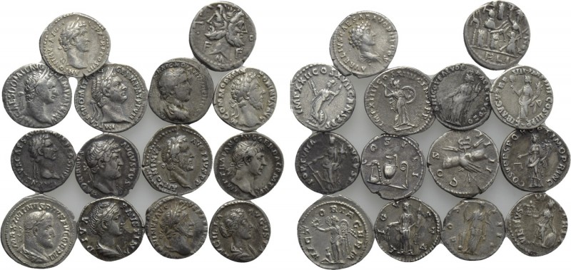 14 Roman Denari.

Obv: .
Rev: .

.

Condition: See picture.

Weight: g....