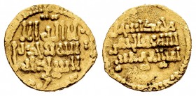Caliphate of Cordoba. Abd Al-Rahman III. 1/3 dinar. 317-322 H. Without mint mark. Au. 1,07 g. Rare. VF. Est...220,00. 

SPANISH DESCRIPTION: Califato ...