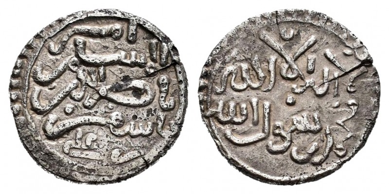 Almoravids. Tashfin Ibn Alí. Quirate. 537-543 H. (Vives-1882). (Hazard-1023). Ag...