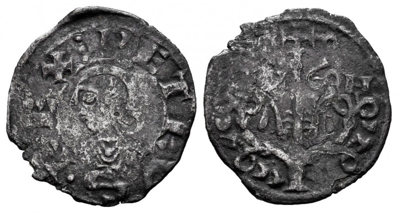 The Crown of Aragon. Pedro el de Huesca (1094-1104). Dinero. Jaca (Huesca). (Cru...