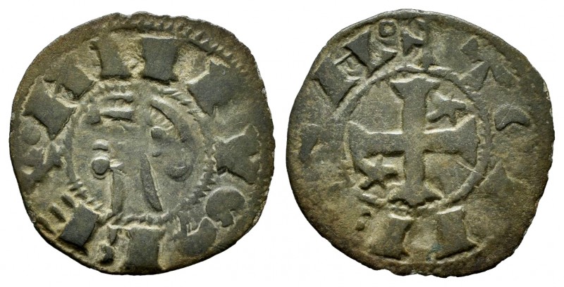 Kingdom of Castille and Leon. Alfonso I (1109-1126). Dinero. Toledo. (Bautista-u...