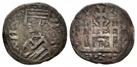Kingdom of Castille and Leon. Alfonso VIII (1158-1214). Dinero. Mintmark: S. Segovia. (Bautista-321.1). Ve. 0,77 g. Retrograde legend on reverse. Very...