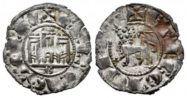 Kingdom of Castille and Leon. Fernando IV (1295-1312). Pepion. Burgos. (Abm-319). (Bautista-450). Ve. 0,69 g. B below castle. Attractive. Choice VF. E...