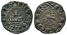 Kingdom of Castille and Leon. Fernando IV (1295-1312). Pepion. Toledo. (Abm-326). (Bautista-457). Ve. 0,83 g. T below the castle. Choice VF. Est...25,...