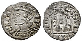 Kingdom of Castille and Leon. Alfonso XI (1312-1350). Cornado. Burgos. (Abm-335.1). (Bautista-471). Ve. 0,73 g. With B and star above the towers. Almo...
