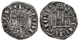 Kingdom of Castille and Leon. Alfonso XI (1312-1350). Cornado. Cuenca. (Abm-336.2). (Bautista-473.2). Ve. 0,77 g. Bowl and star above the towers and b...