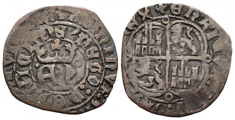 Kingdom of Castille and Leon. Enrique II (1368-1379). Real de vellon. No mint ma...