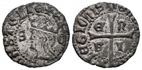 Kingdom of Castille and Leon. Enrique II (1368-1379). Cruzado. Soria. (Bautista-633). Ve. 1,81 g. Bust between S-O. Rare. VF. Est...100,00. 

SPANISH ...