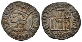 Kingdom of Castille and Leon. Enrique II (1368-1379). Cornado. Burgos. (Bautista-668). Ve. 1,46 g. Round flan. Choice VF. Est...50,00. 

SPANISH DESCR...